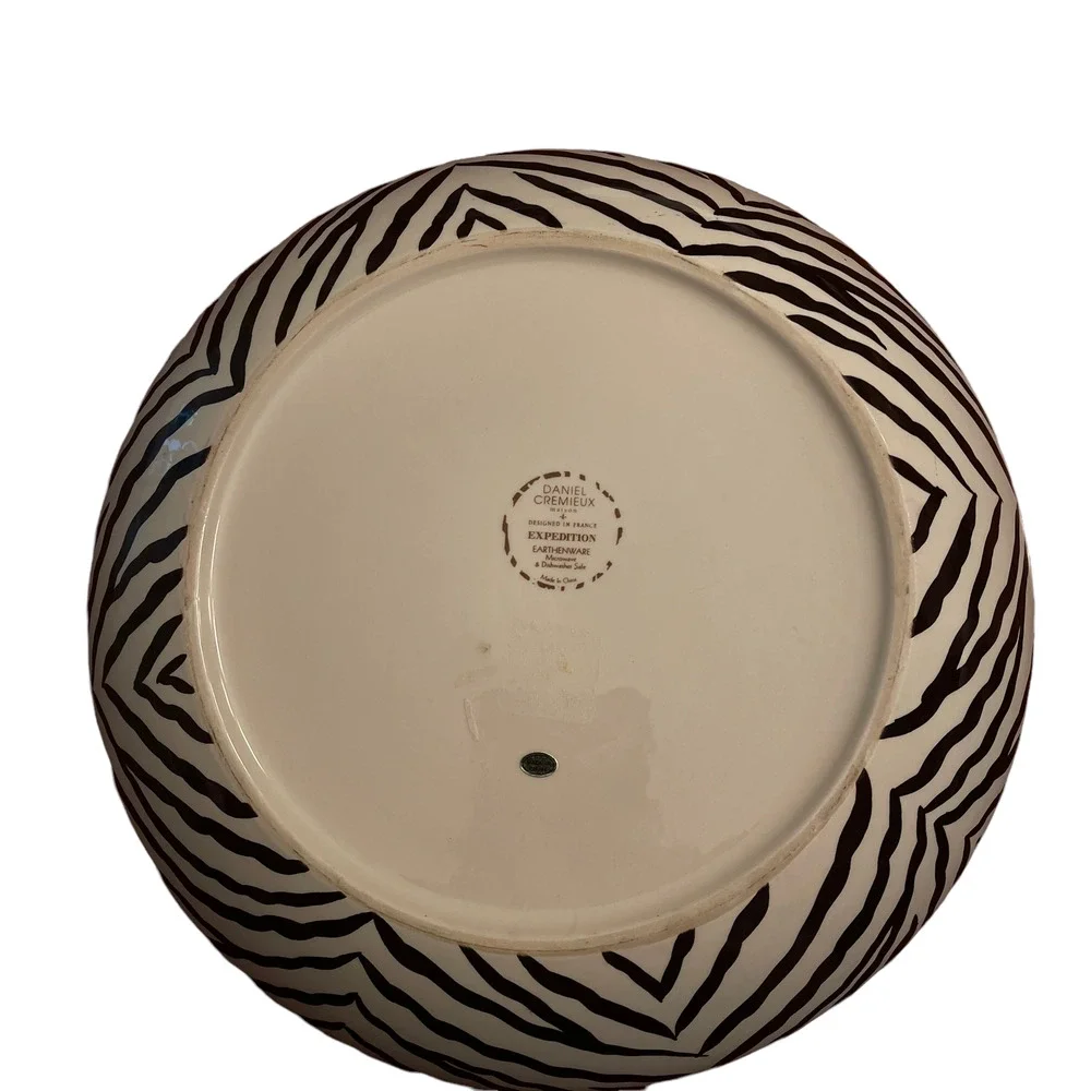 Daniel Cremieux Maison Earthenware Serving Bowl Expedition‎ 14